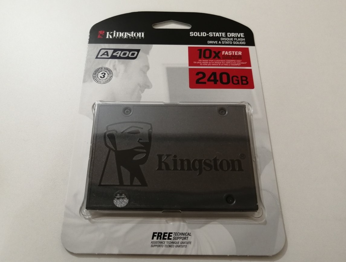 SSD накопитель kingston A400 240 Гб (SA400S37/240G) SSD накопитель kingston A400 240 Гб (SA400S37/240G)