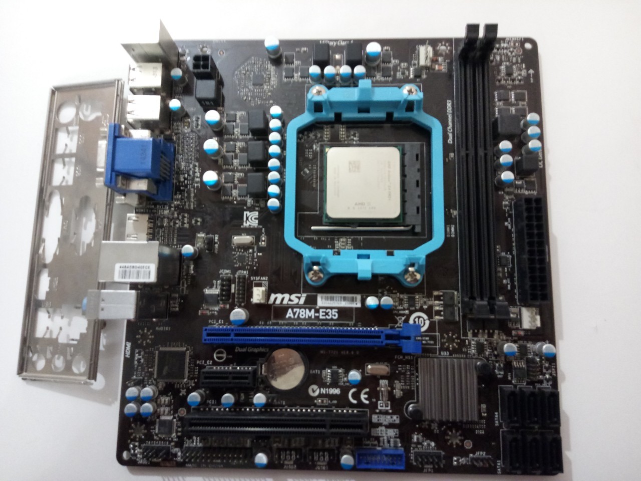 Материнская плата MSI и процессор сокет FM2+ Материнская плата MSI и процессор сокет FM2+
