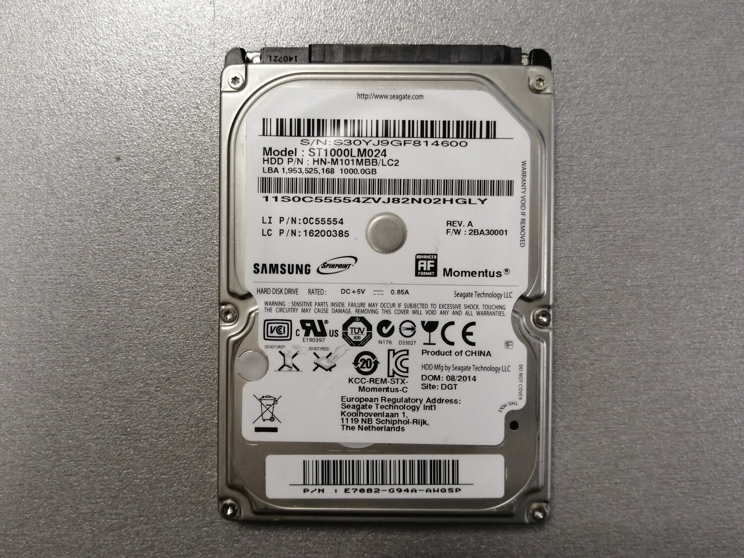 Жесткий диск Samsung ST1000LM024 Жесткий диск Samsung ST1000LM024
