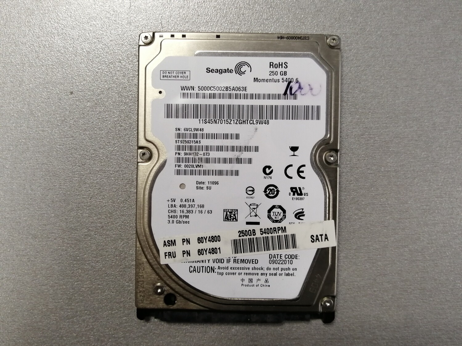 Жесткий диск Seagate ST5000G5002B 250GB Жесткий диск Seagate ST5000G5002B 250GB