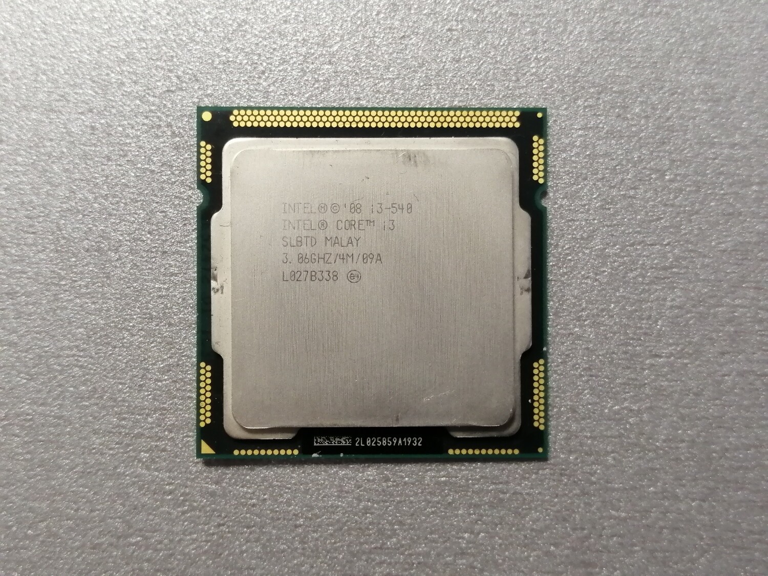 Процессор Intel Core i3-540 Clarkdale LGA1156 Процессор Intel Core i3-540 Clarkdale LGA1156